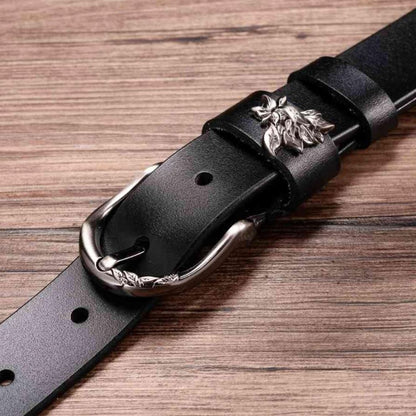 Ceinture en Cuir pour Femme Modèle Leona - La Ceinturerie