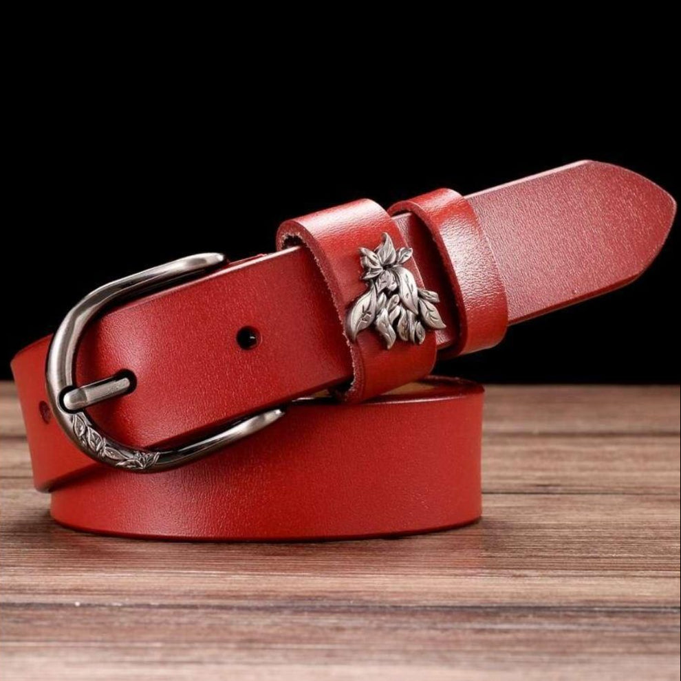 Ceinture en Cuir pour Femme Modèle Leona - La Ceinturerie