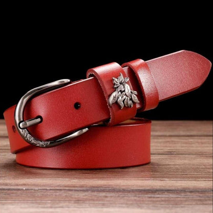 Ceinture en Cuir pour Femme Modèle Leona - La Ceinturerie