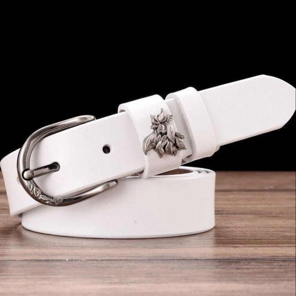 Ceinture en Cuir pour Femme Modèle Leona - La Ceinturerie