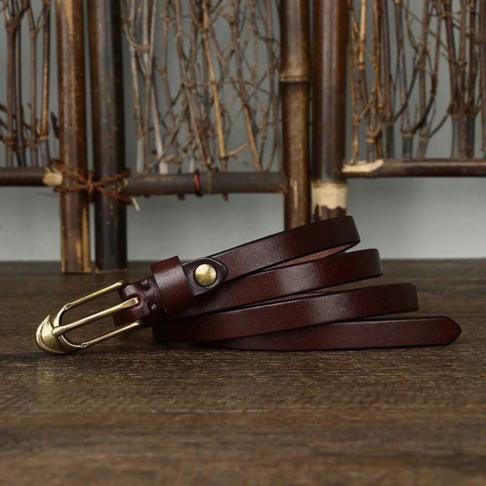 Ceinture en Cuir pour Femme Modèle Lili - La Ceinturerie