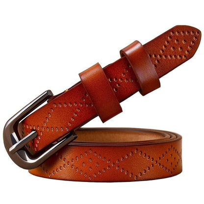 Ceinture en Cuir pour Femme Modèle Seianthi - La Ceinturerie