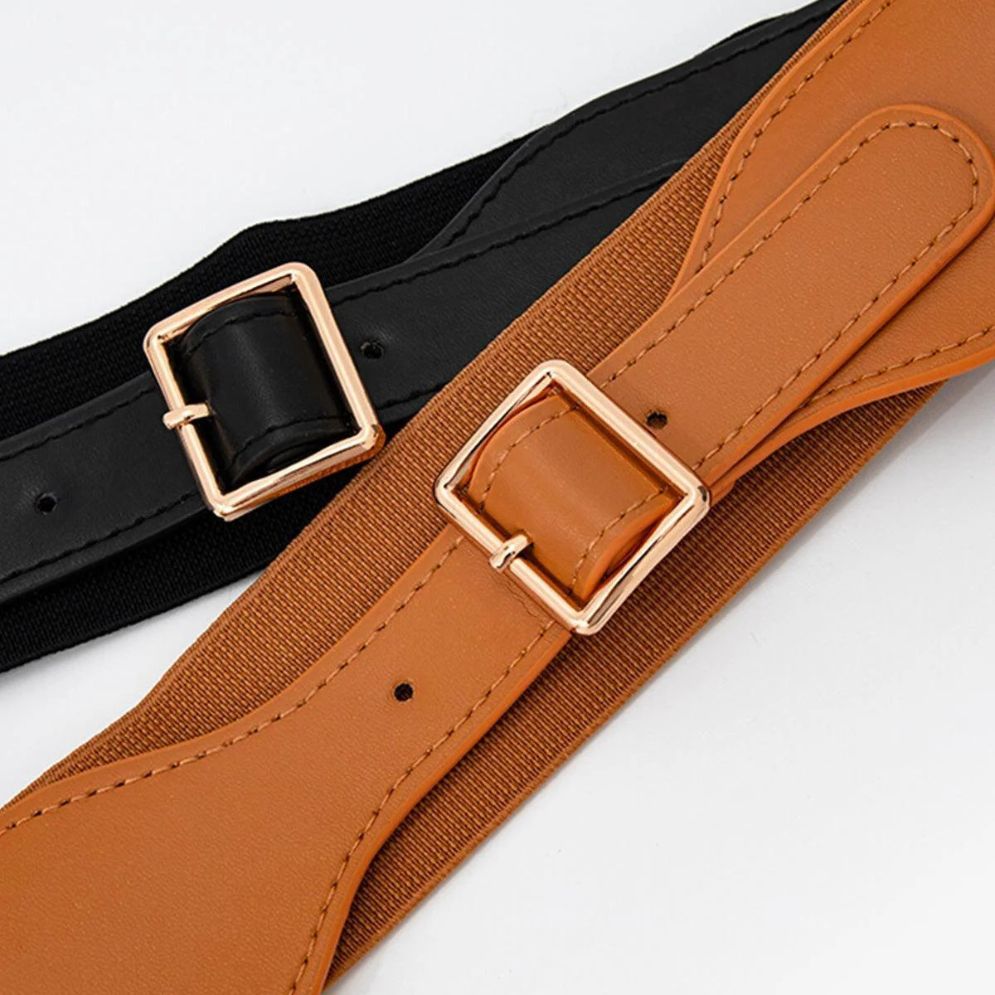 Ceinture Large Élastique pour Femme Modèle Syndra - La Ceinturerie