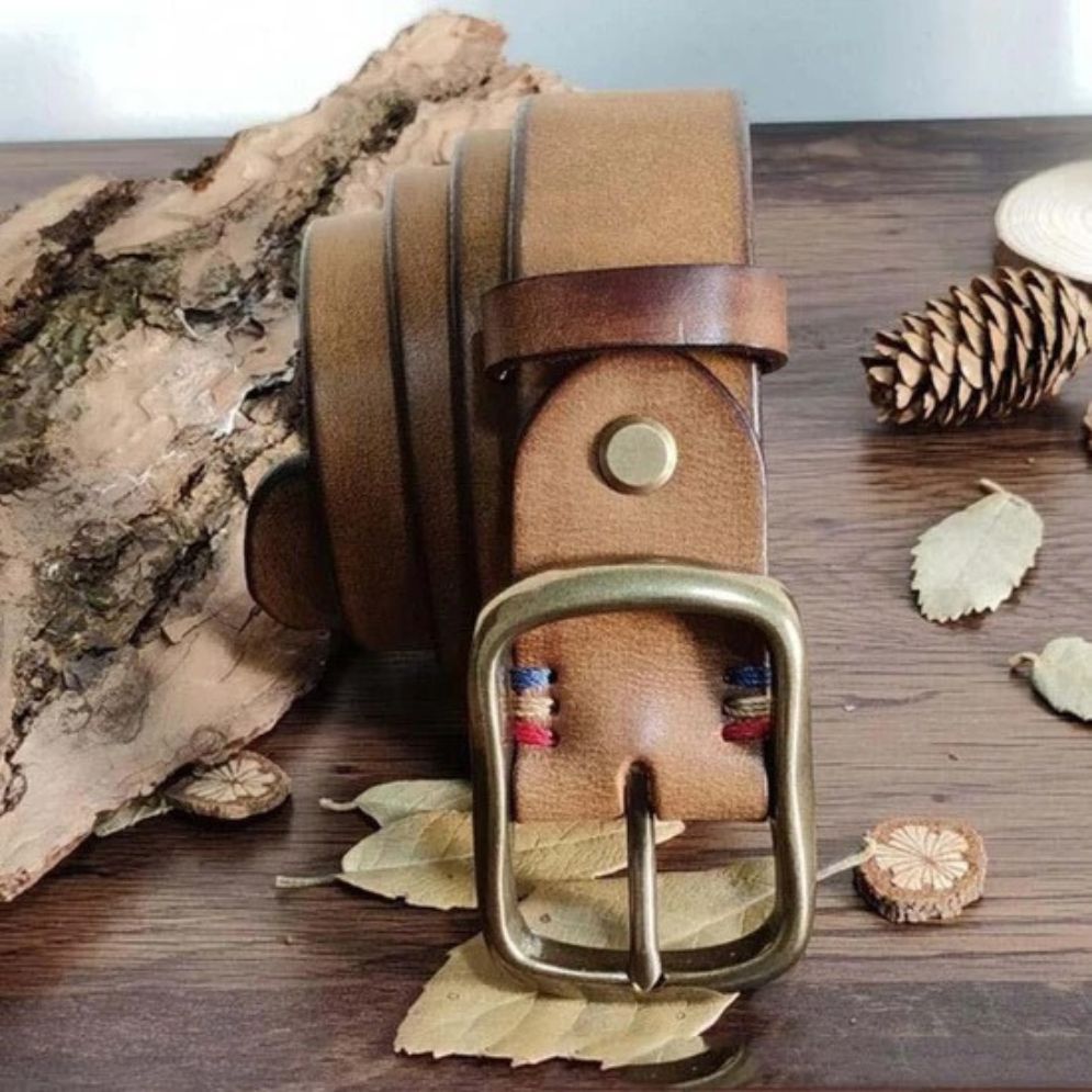 Ceinture en Cuir pour Femme Modèle Thancvil - La Ceinturerie
