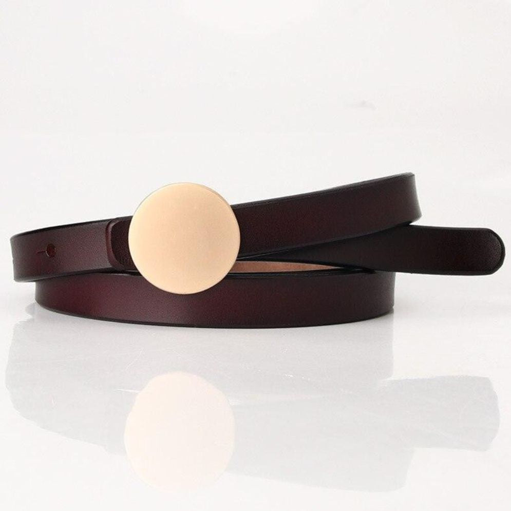 Ceinture en Cuir pour Femme Modèle Thelcunia - La Ceinturerie
