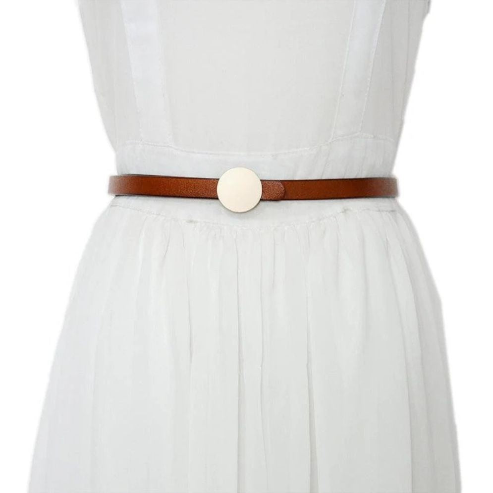 Ceinture en Cuir pour Femme Modèle Thelcunia - La Ceinturerie
