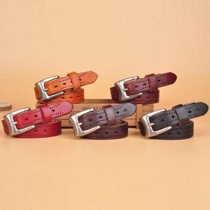 Ceinture en Cuir pour Femme Modèle Tiwa - La Ceinturerie