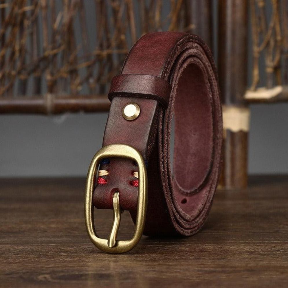 Ceinture en Cuir pour Femme Modèle Tsula - La Ceinturerie