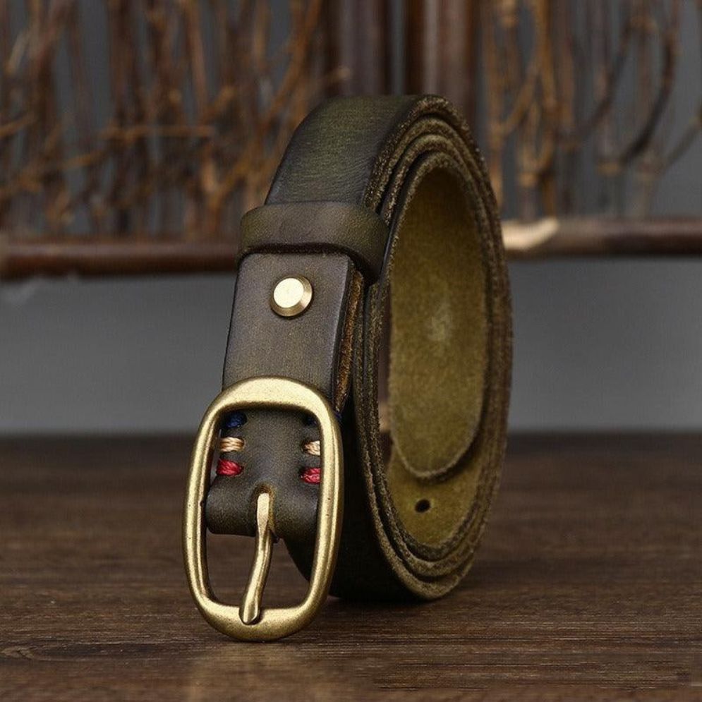 Ceinture en Cuir pour Femme Modèle Tsula - La Ceinturerie