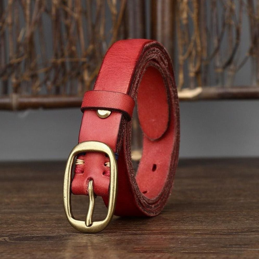 Ceinture en Cuir pour Femme Modèle Tsula - La Ceinturerie