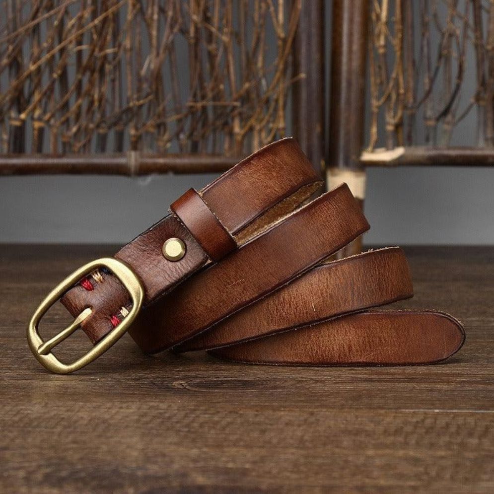 Ceinture en Cuir pour Femme Modèle Tsula - La Ceinturerie