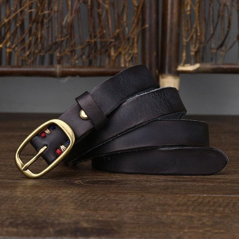 Ceinture en Cuir pour Femme Modèle Tsula - La Ceinturerie