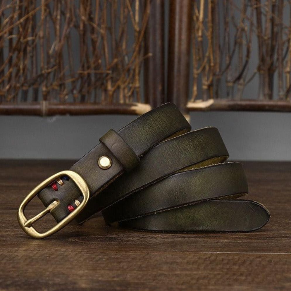 Ceinture en Cuir pour Femme Modèle Tsula - La Ceinturerie