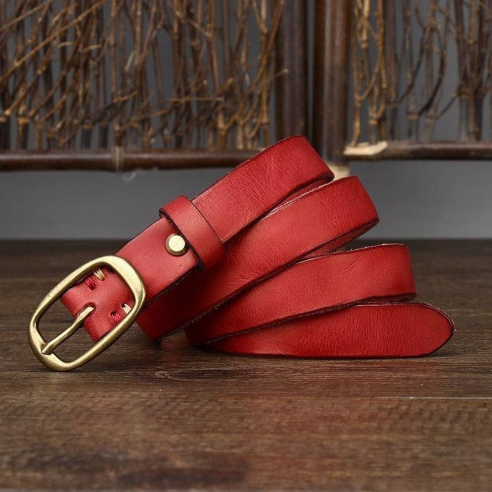 Ceinture en Cuir pour Femme Modèle Tsula - La Ceinturerie