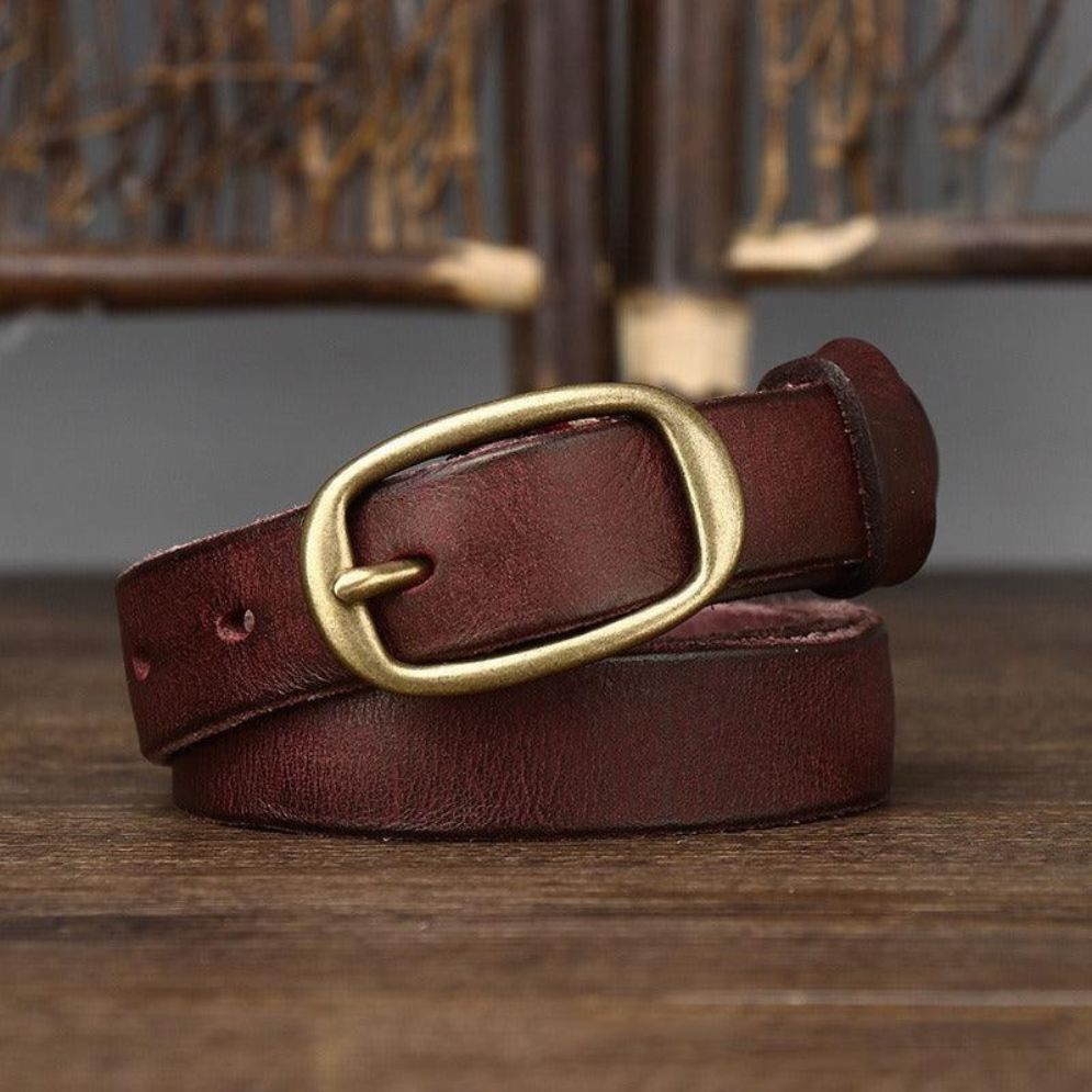 Ceinture en Cuir pour Femme Modèle Tsula - La Ceinturerie