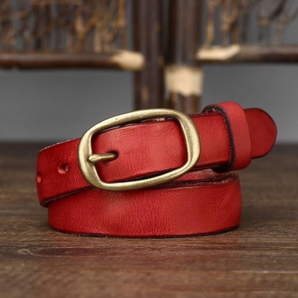 Ceinture en Cuir pour Femme Modèle Tsula - La Ceinturerie