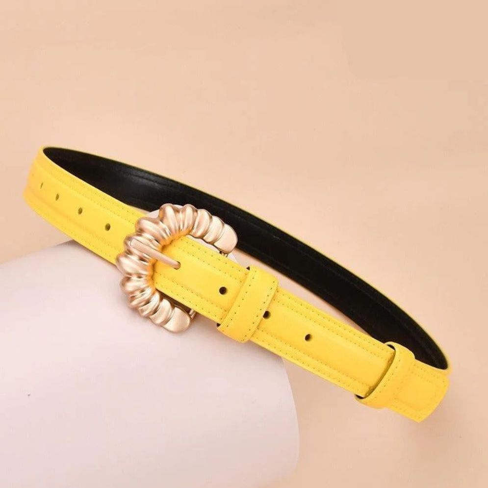 Ceinture en Cuir pour Femme Modèle Yesenia - La Ceinturerie
