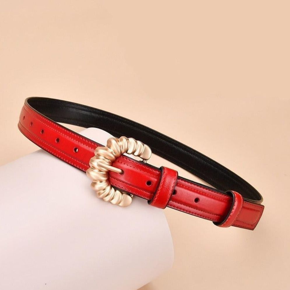 Ceinture en Cuir pour Femme Modèle Yesenia - La Ceinturerie
