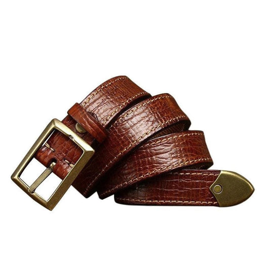Ceinture en Cuir pour Femme ou Homme Modèle Mathis - La Ceinturerie