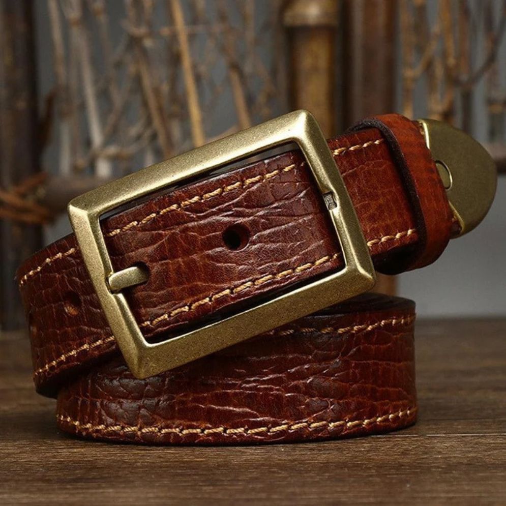 Ceinture en Cuir pour Femme ou Homme Modèle Mathis - La Ceinturerie