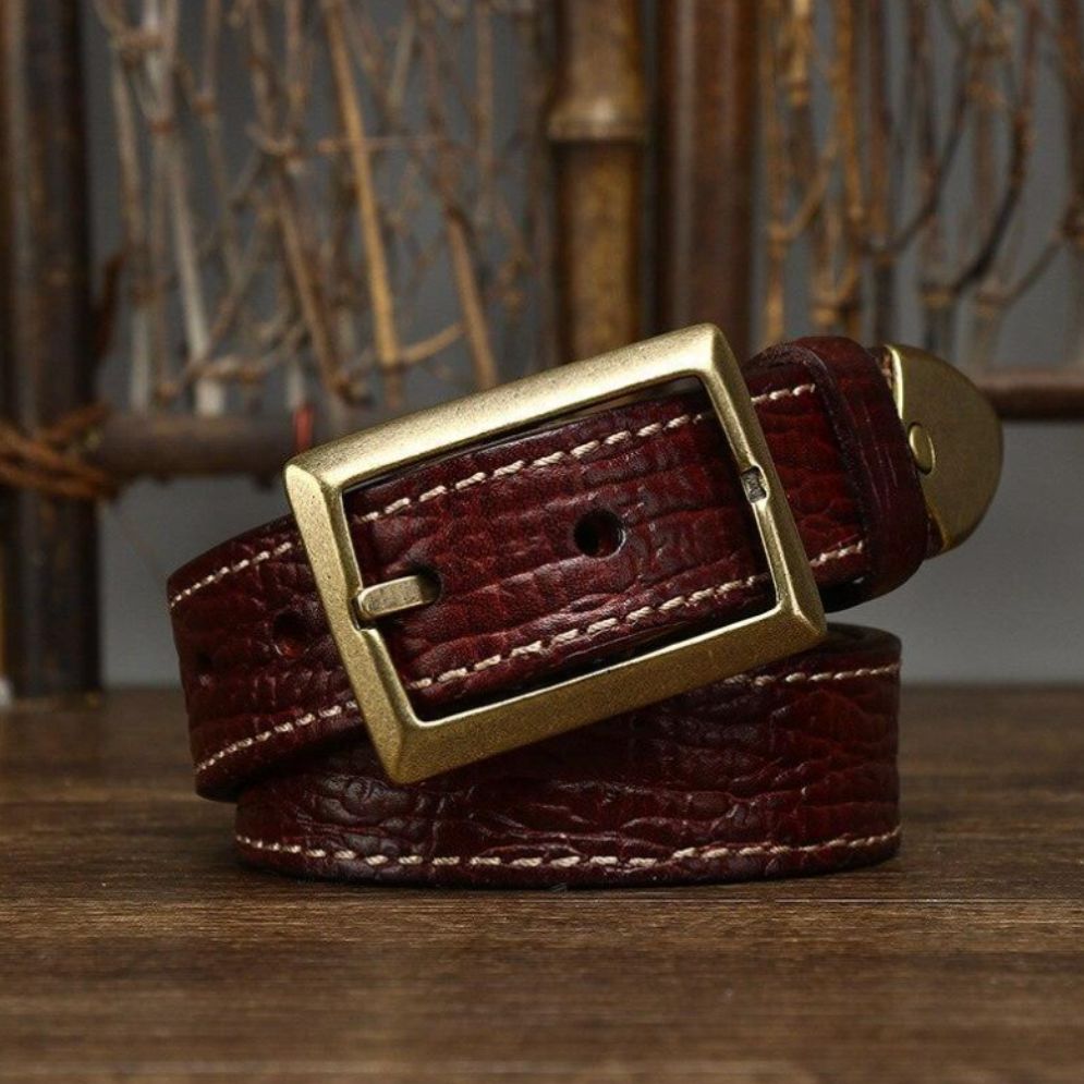 Ceinture en Cuir pour Femme ou Homme Modèle Mathis - La Ceinturerie