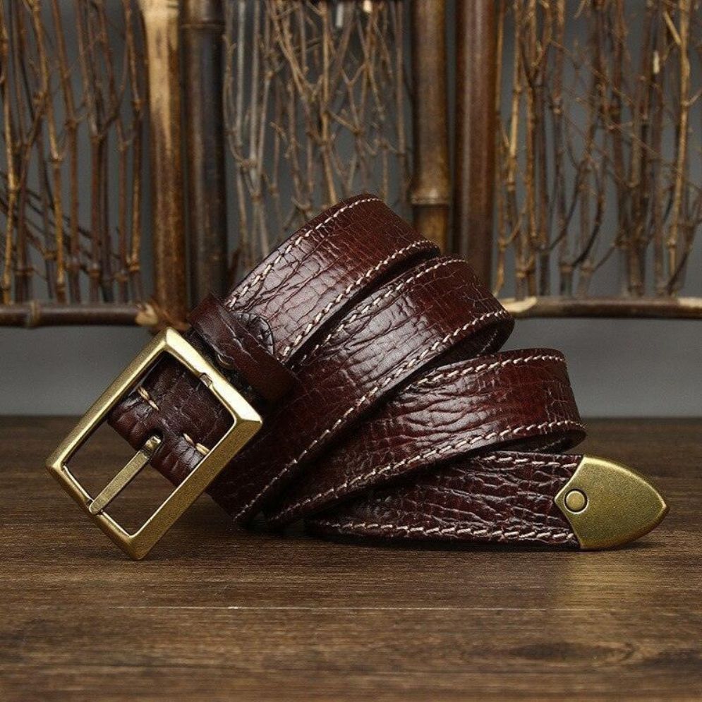 Ceinture en Cuir pour Femme ou Homme Modèle Mathis - La Ceinturerie