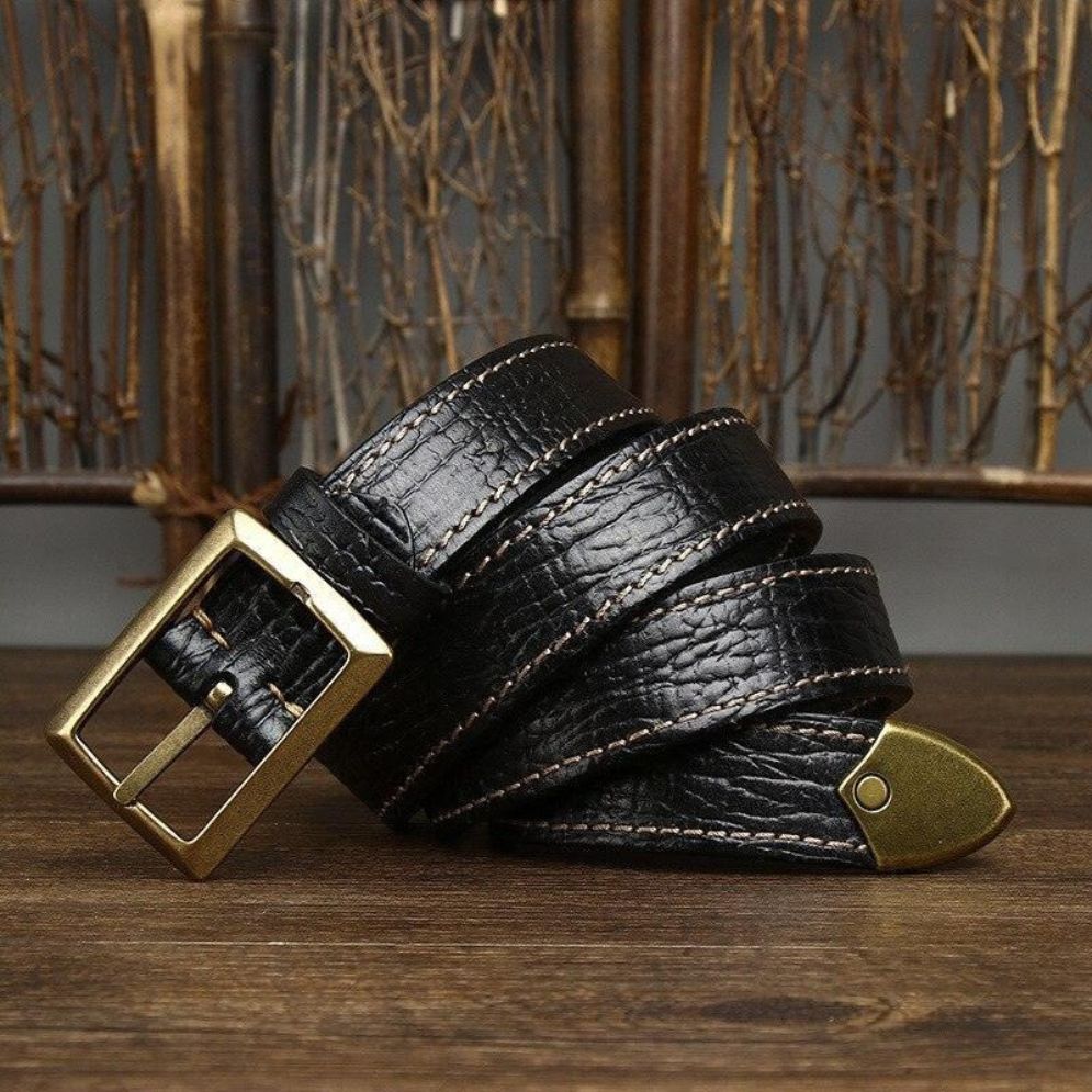 Ceinture en Cuir pour Femme ou Homme Modèle Mathis - La Ceinturerie