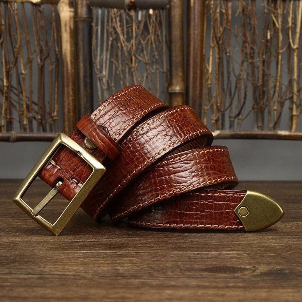 Ceinture en Cuir pour Femme ou Homme Modèle Mathis - La Ceinturerie
