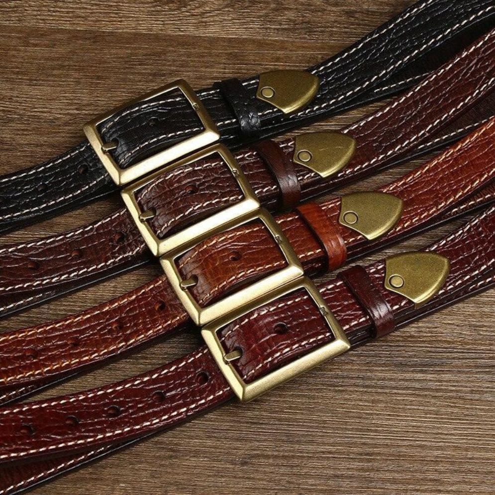 Ceinture en Cuir pour Femme ou Homme Modèle Mathis - La Ceinturerie