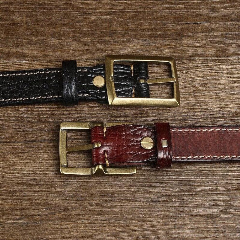 Ceinture en Cuir pour Femme ou Homme Modèle Mathis - La Ceinturerie