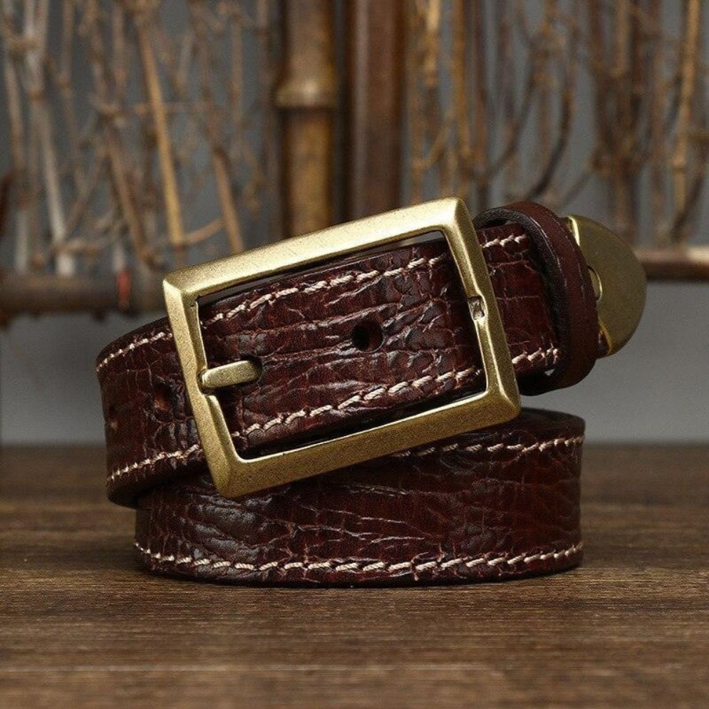 Ceinture en Cuir pour Femme ou Homme Modèle Mathis - La Ceinturerie