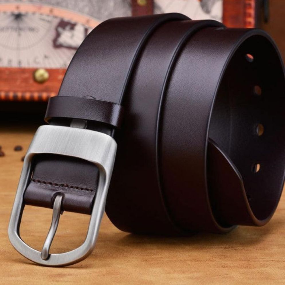 Ceinture en Cuir pour Homme Boucle Mate Modèle Haro - La Ceinturerie