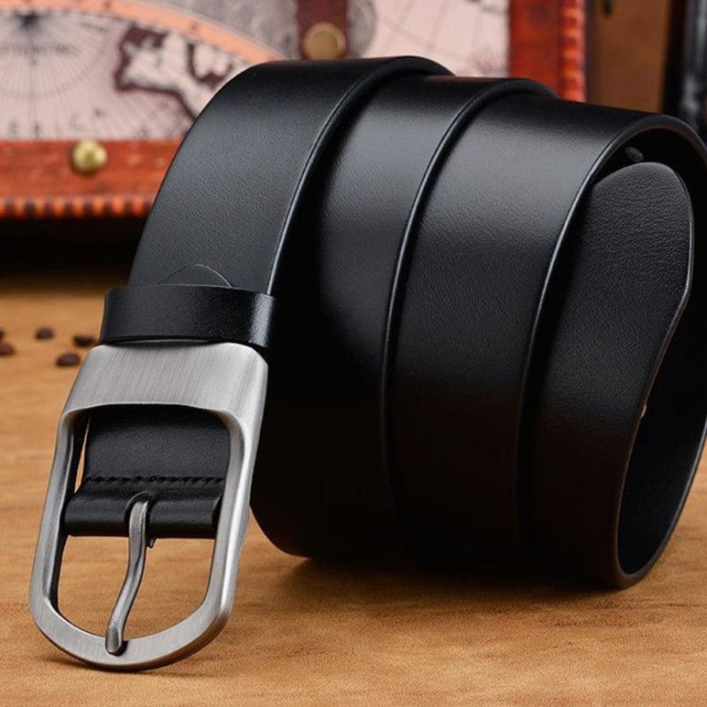 Ceinture en Cuir pour Homme Boucle Mate Modèle Haro - La Ceinturerie