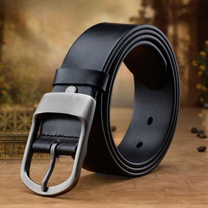Ceinture en Cuir pour Homme Boucle Mate Modèle Haro - La Ceinturerie