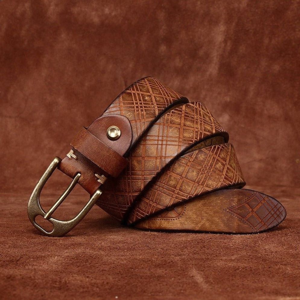 Ceinture en Cuir pour Homme Modèle Aarushi - La Ceinturerie
