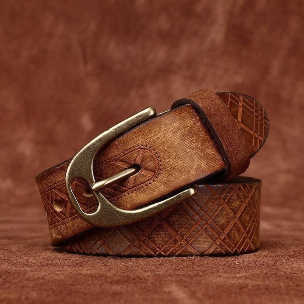 Ceinture en Cuir pour Homme Modèle Aarushi - La Ceinturerie
