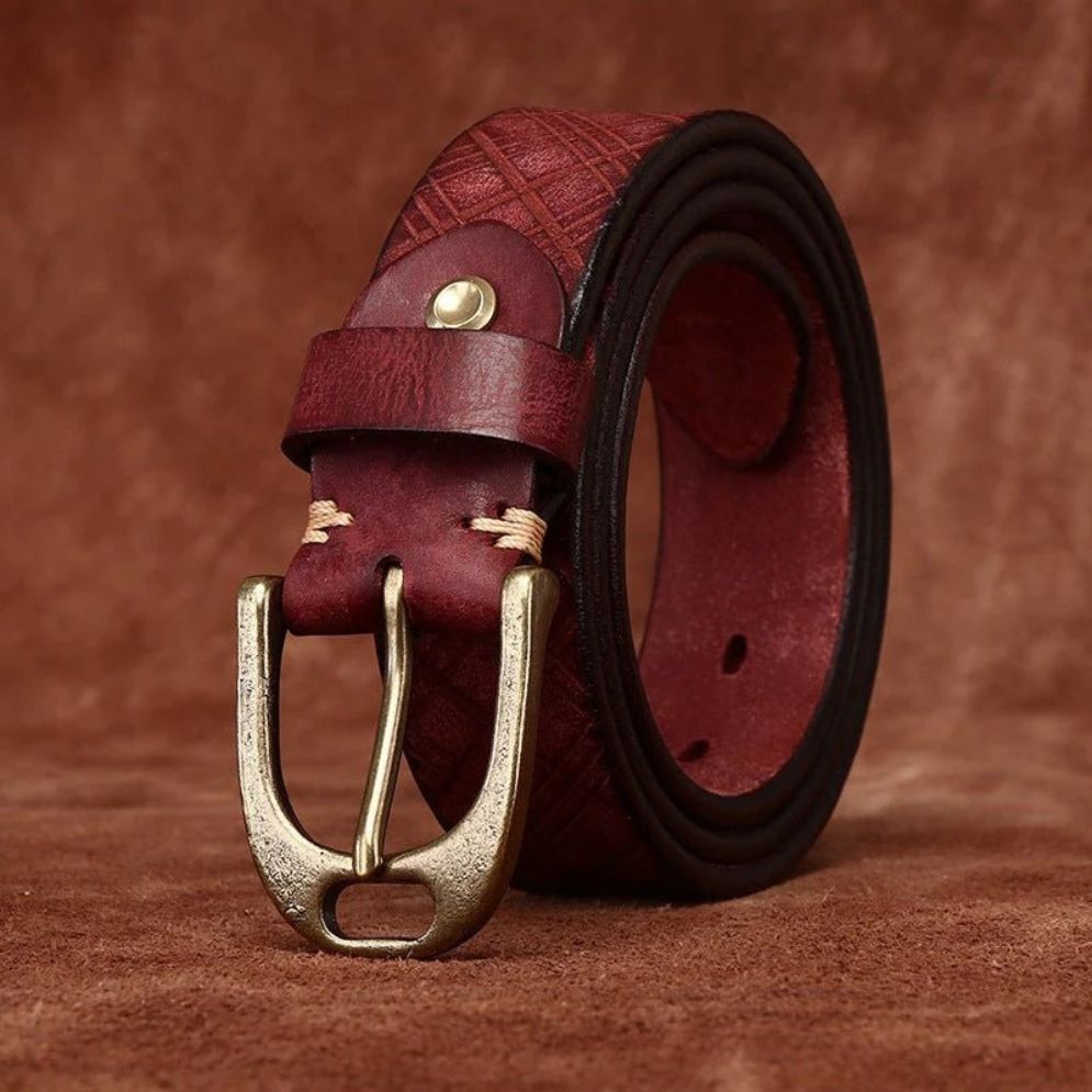 Ceinture en Cuir pour Homme Modèle Aarushi - La Ceinturerie

