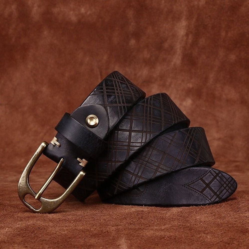 Ceinture en Cuir pour Homme Modèle Aarushi - La Ceinturerie
