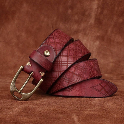 Ceinture en Cuir pour Homme Modèle Aarushi - La Ceinturerie
