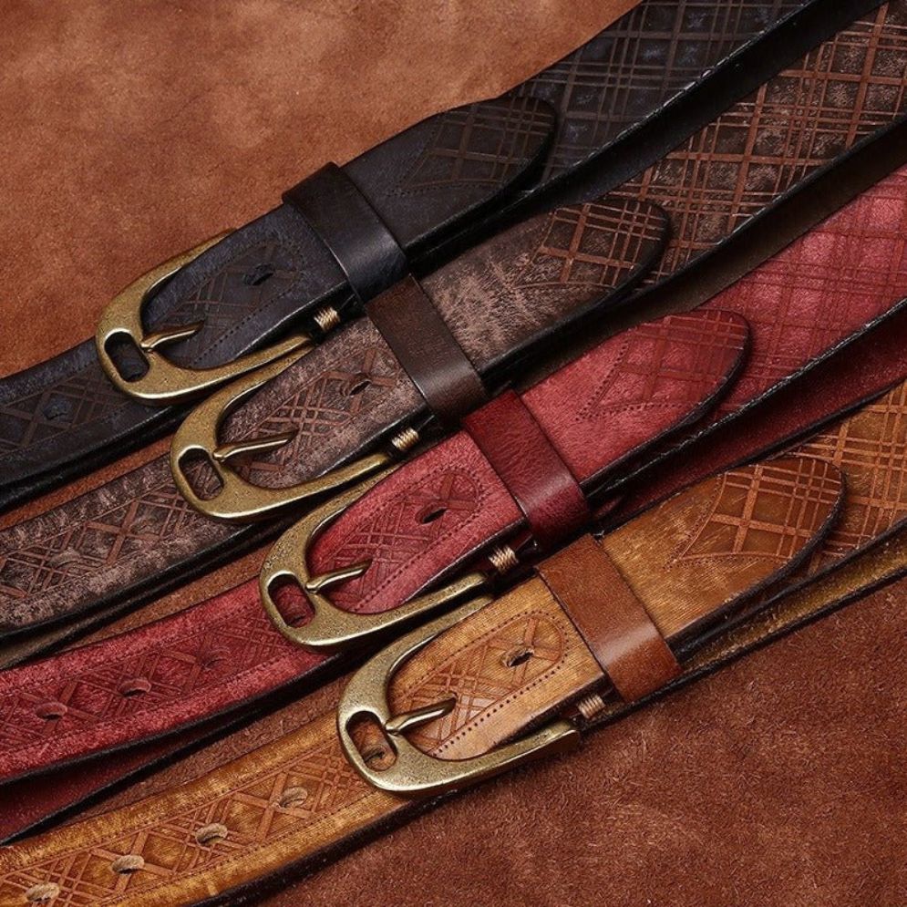 Ceinture en Cuir pour Homme Modèle Aarushi - La Ceinturerie
