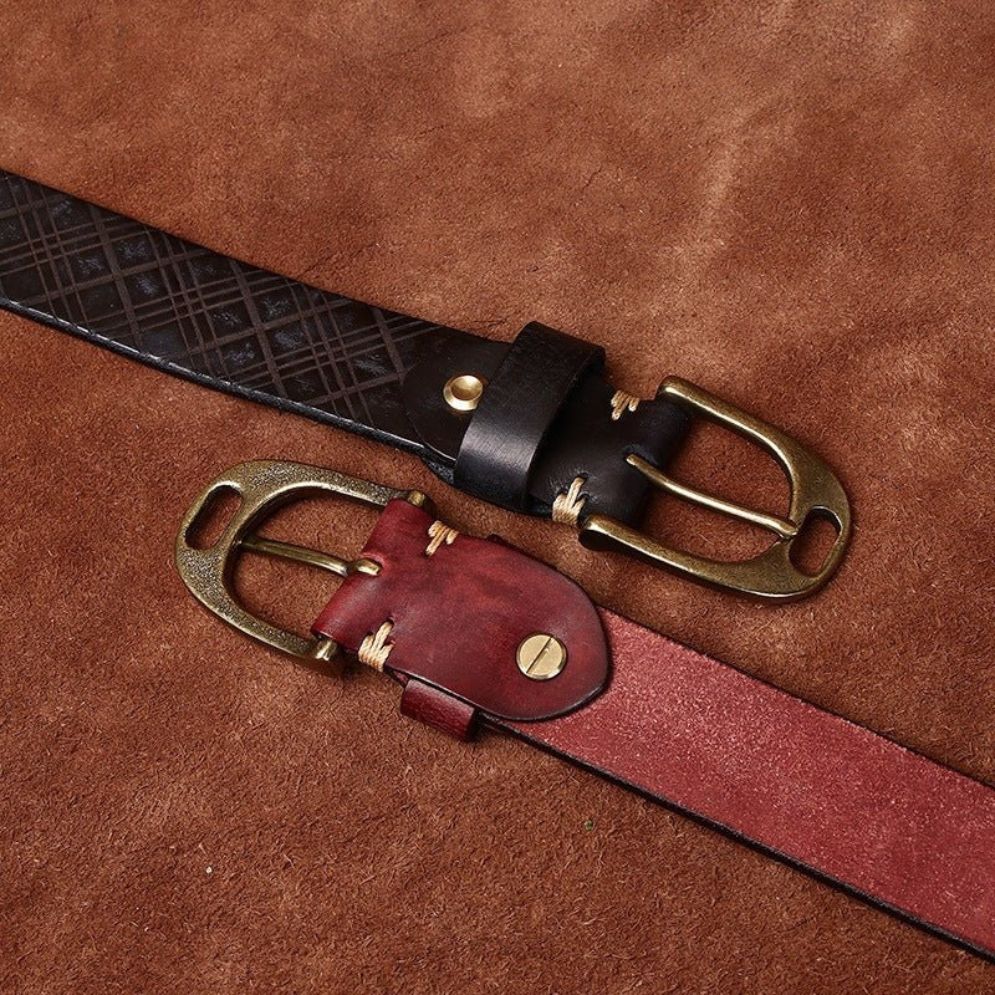 Ceinture en Cuir pour Homme Modèle Aarushi - La Ceinturerie
