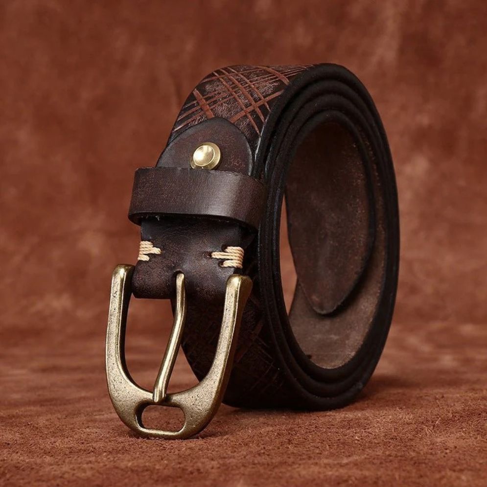 Ceinture en Cuir pour Homme Modèle Aarushi - La Ceinturerie
