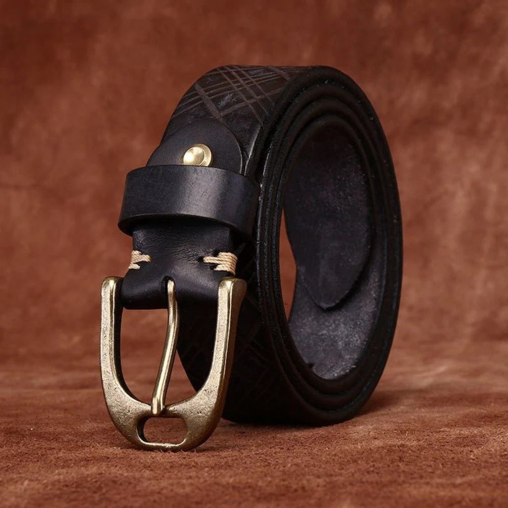 Ceinture en Cuir pour Homme Modèle Aarushi - La Ceinturerie
