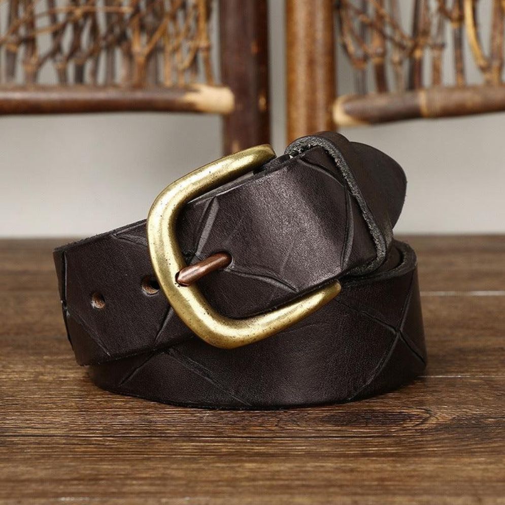 Ceinture en Cuir pour Homme Modèle Curtis - La Ceinturerie
