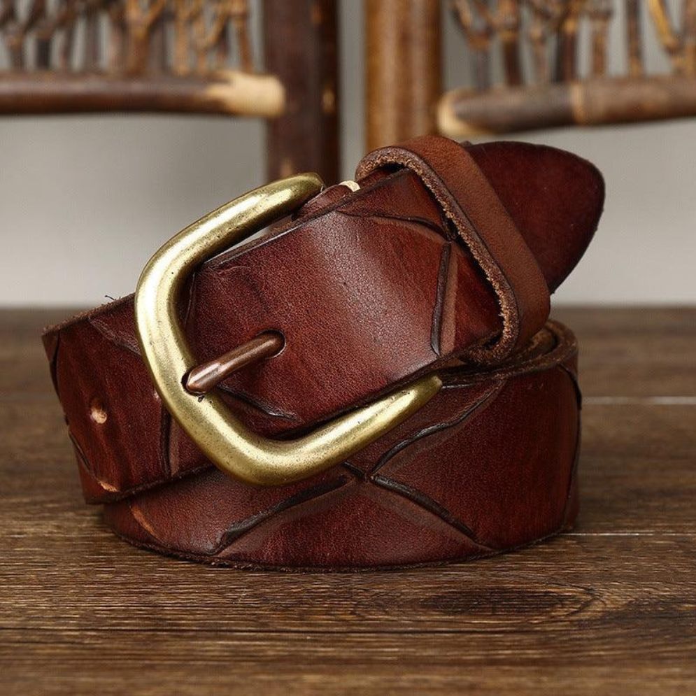 Ceinture en Cuir pour Homme Modèle Curtis - La Ceinturerie
