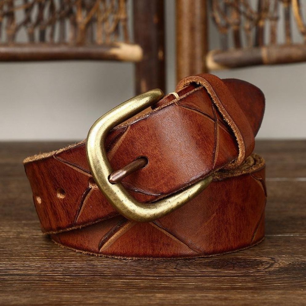 Ceinture en Cuir pour Homme Modèle Curtis - La Ceinturerie
