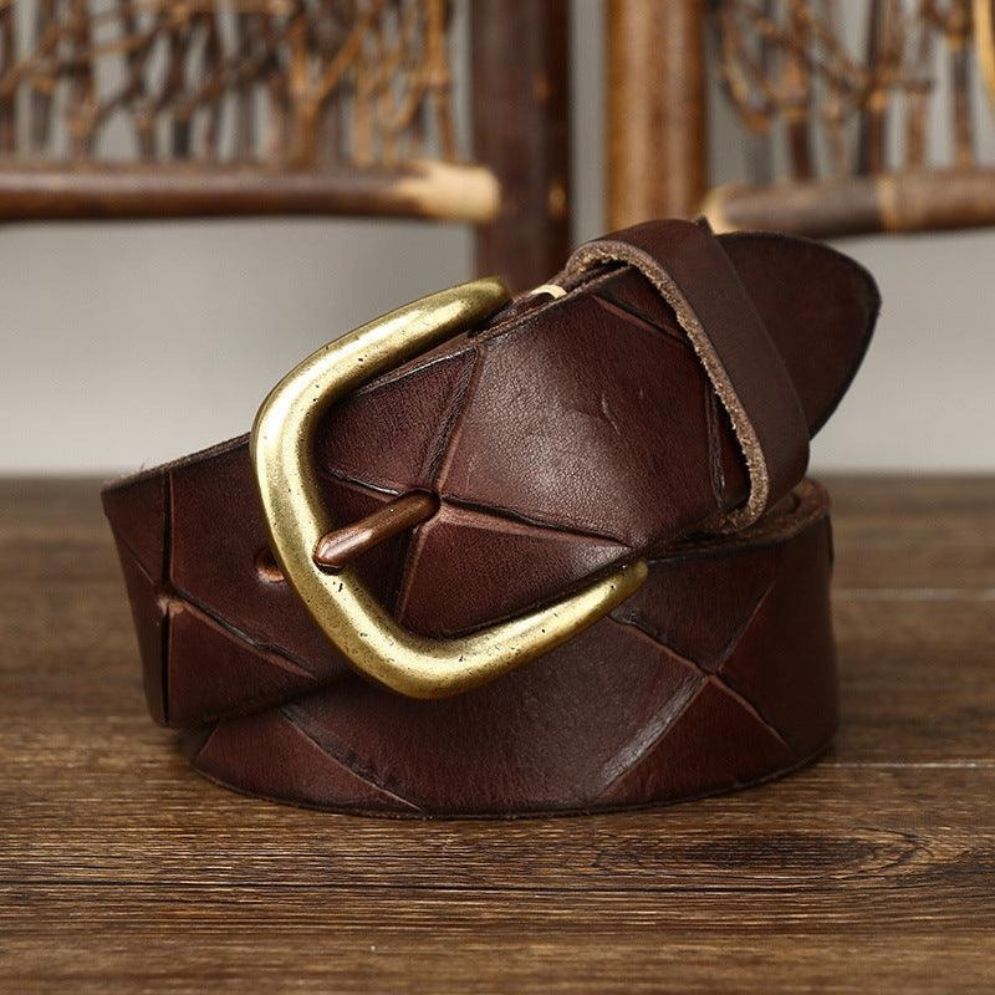 Ceinture en Cuir pour Homme Modèle Curtis - La Ceinturerie


