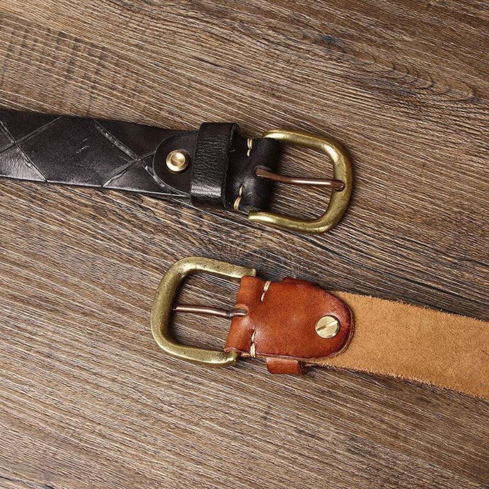 Ceinture en Cuir pour Homme Modèle Curtis - La Ceinturerie
