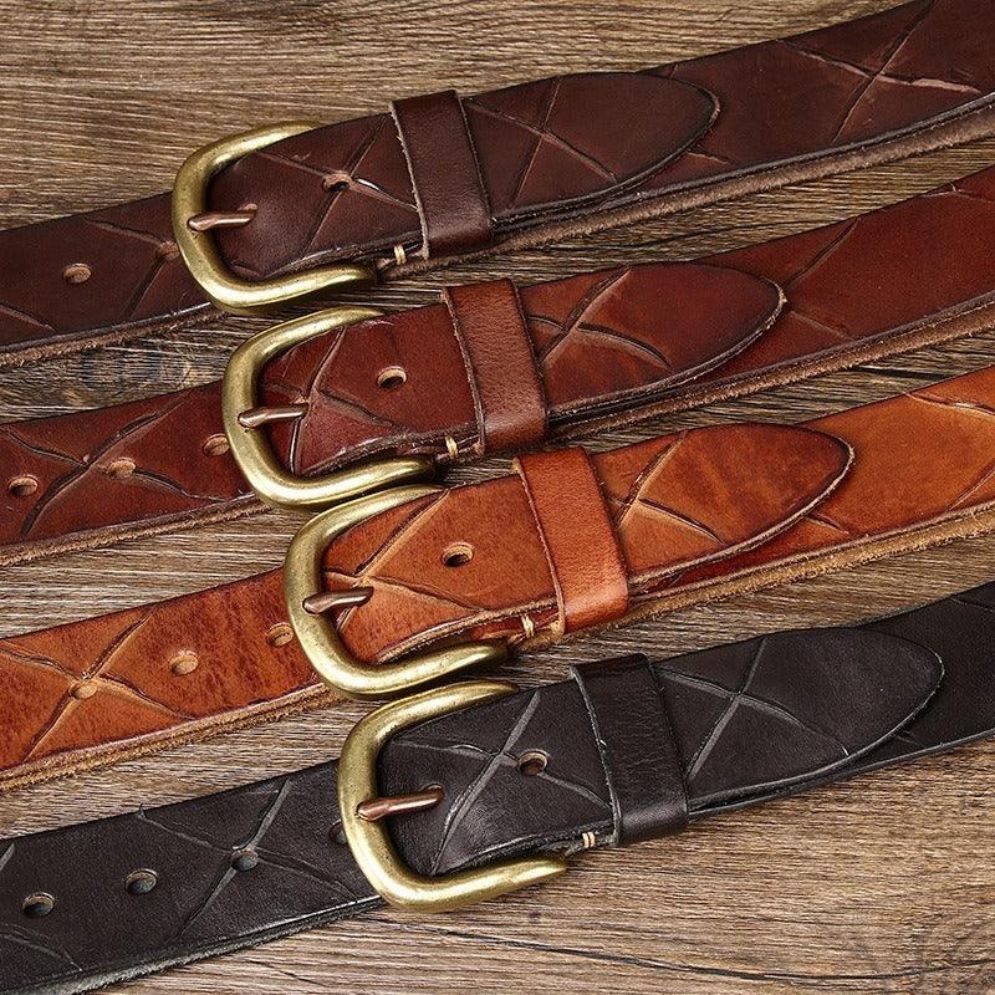 Ceinture en Cuir pour Homme Modèle Curtis - La Ceinturerie
