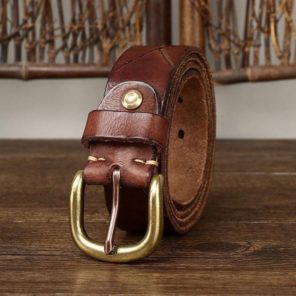 Ceinture en Cuir pour Homme Modèle Curtis - La Ceinturerie
